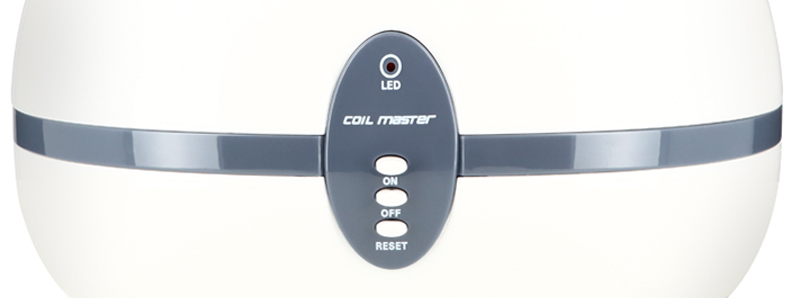 Les boutons LED du Nettoyeur Ultra-sons CM-800 par Coil Master