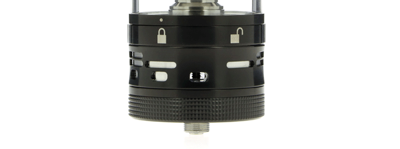 The air intakes of Steam Crave's Ragnar RDTA Advanced Kit aromamizer