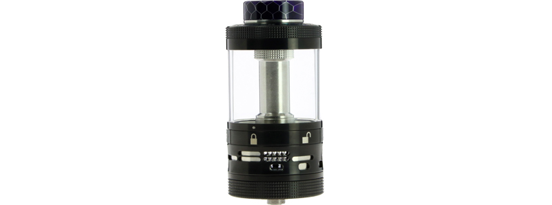 Steam Crave's Ragnar RDTA Advanced Kit aromamizer with the 25ml Pyrex