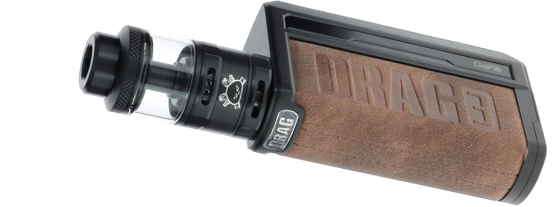 L'atomiseur Fat Rabbit Solo RTA d'Hellvape avec box Drag 3 Voopoo