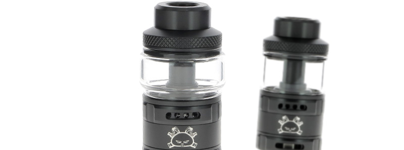 L'atomiseur Fat Rabbit Solo RTA d'Hellvape, avec Pyrex Bulb 5.5ml