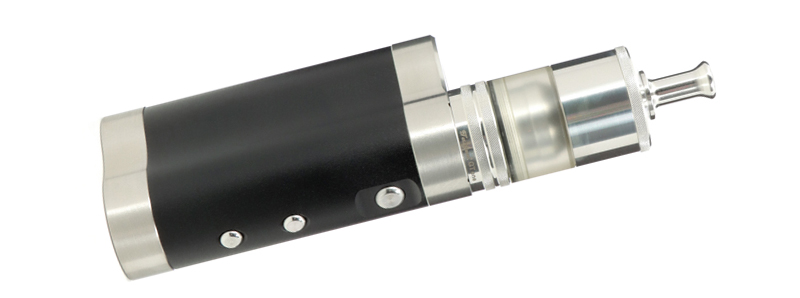 The Taifun GT One atomizer combined with the Pipeline Pro Eighty mod