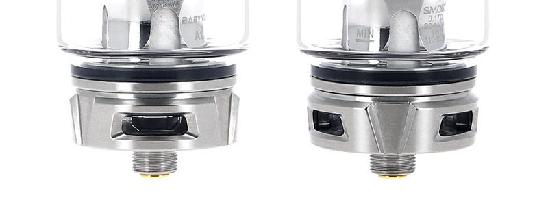 The TFV8 Baby V2's airflow