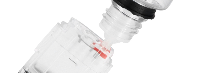 The top-fill system of Uwell's Caliburn G cartridge