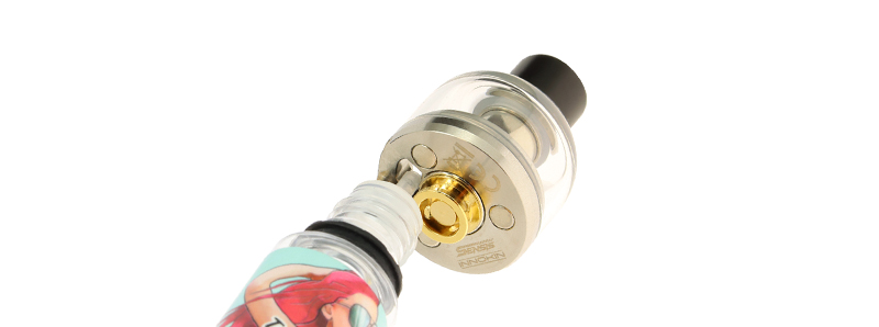 The bottom-fill system of the Sensis cartridge for the Sensis pod by Innokin