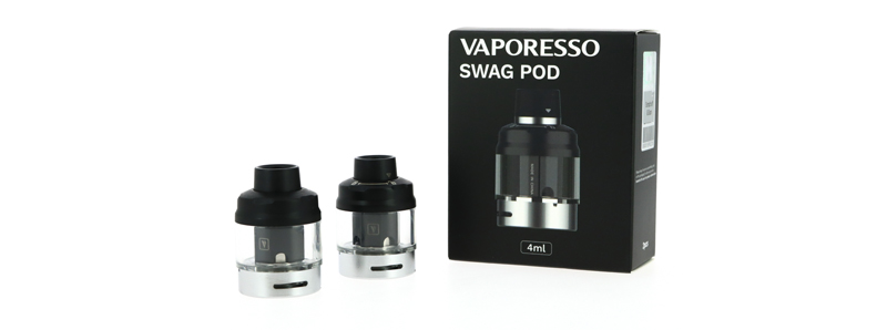 Contents of the box of Vaporesso's Swag PX80 cartridges