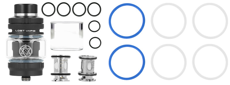 Box contents of the Centaurus clearomizer by Lost Vape