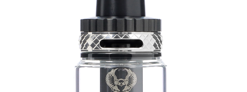 The top airflow of the Sakerz Master clearomizer by Horizon Tech