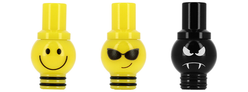 Zoom sur les Drip Tips Smile S de Fumytech