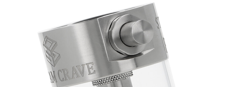 Le bouton pump de l'Extension Pumper Aromamizer Plus V4 par Steam Crave