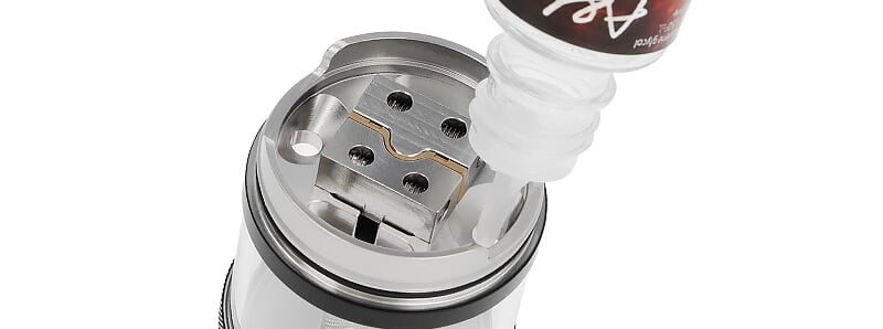 The filling of Steam Crave's Plus V4 RDTA aromamizer