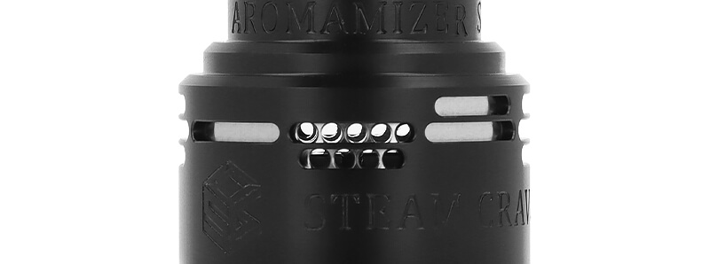 L'airflow de l'aromamizer Supreme V4 RDTA du fabricant Steam Crave