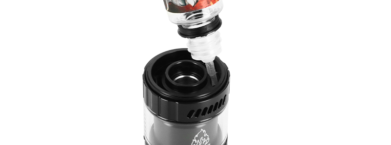 Le remplissage de l'atomiseur Blaze Max RTA de chez ThunderHead Creations