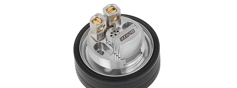 Le plateau de l'atomiseur Blaze MTL RTA par Thunder Cloud X Mike Vapes