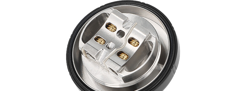 The deck of Thunder Cloud X Vaping Bogan's Bonza Pro RTA atomizer