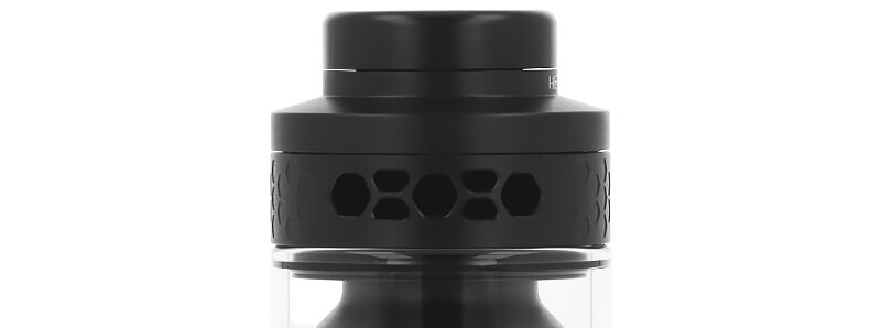 The airflow ring of Hellvape's Dead Rabbit 4 RTA
