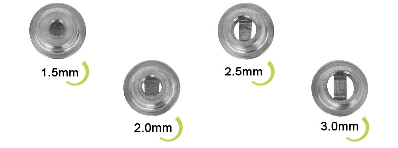 The 4 airflow pins of Dotmod's DotRBA X atomizer