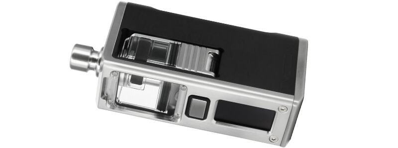 L'atomiseur Eclipse Dual Boro RBA de Yachtvape sur le mod Tycoon Boro par BD Vape X Hirano Design