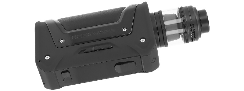 L'atomiseur Emperor RTA de chez Early Bird avec la box Aegis L200 Classic par Geekvape