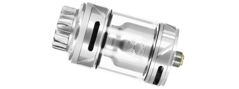 Zoom sur l'atomiseur Fat Rabbit Solo 2 RTA de Hellvape