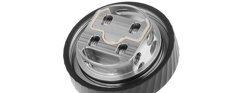 Le plateau de l'atomiseur Hellbeast RTA de chez Hellvape