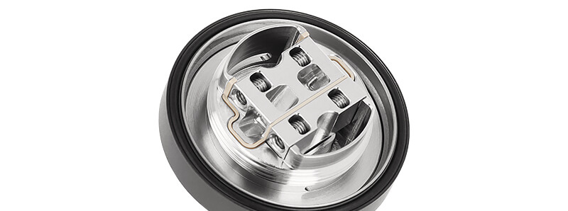 Le plateau de l'atomiseur Nighmare XL RTA 40mm de chez Suicide Mods