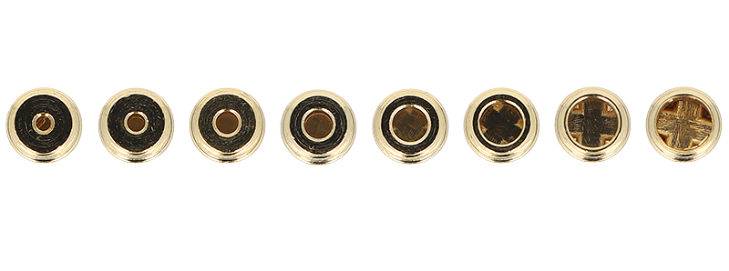 The 8 airflow pins of Suicide Mods' Odd Job Boro RBA V2 atomizer