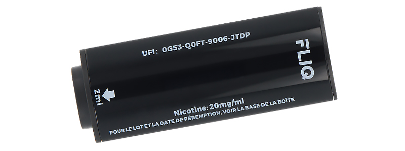 La cartouche préremplie pour puff Fliq de chez Vampire Vape