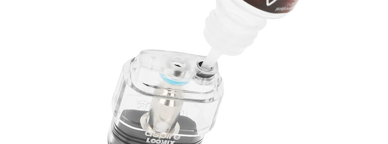 Le remplissage de la cartouche Loomix par Aspire