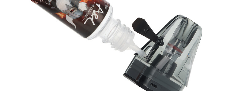 Le remplissage de la cartouche Luxe X Dual Mesh par Vaporesso