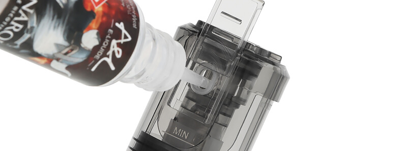 Le remplissage de la cartouche PX Pro 4ml de chez SXmini