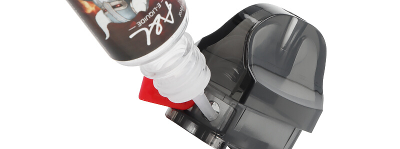 The filling of Smok's RPM Nord 4 cartridge