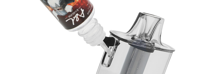 Le remplissage de la cartouche Summer Peach Ice Gorilla X de chez JNR