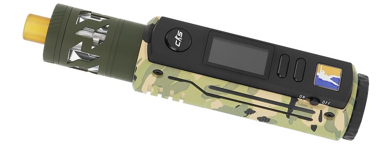 Le clearomiseur Apogée 1.5 Cerakote avec la box Rayden 100 V2.0 Limited Edition BD Vape