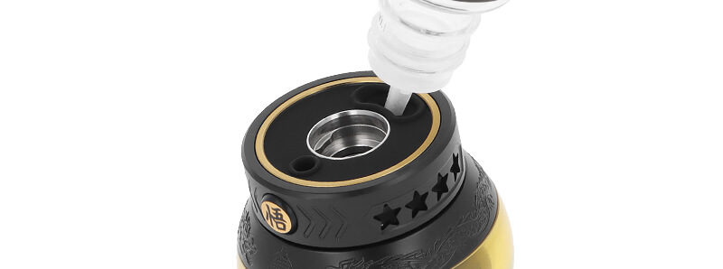 Le remplissage du clearomiseur Dragon Ball Sub-Ohm de chez Fumytech
