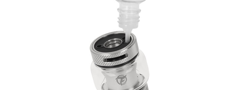 Le remplissage du clearomiseur GoTank Sub-Ohm de chez Fumytech