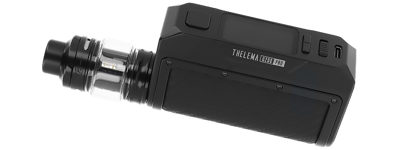 Le clearomiseur H2 de chez Aspire avec la box Thelema Q200 Pro de Lost Vape