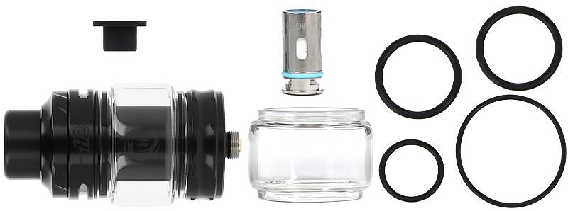 Le contenu de la boîte du clearomiseur H2 par Aspire