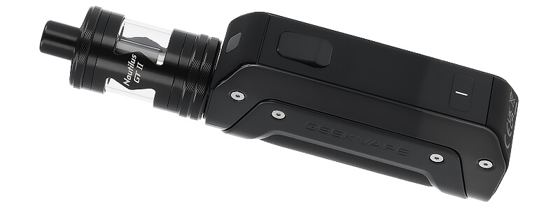 Aspire's Nautilus GT II clearomizer with Geekvape's Aegis Solo 3 mod