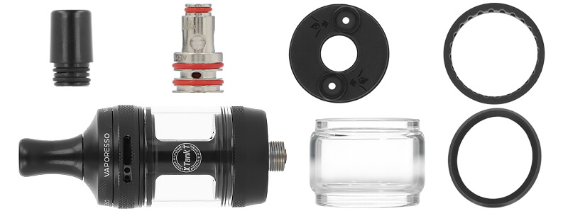 Box contents of Vaporesso's XTank T clearomizer