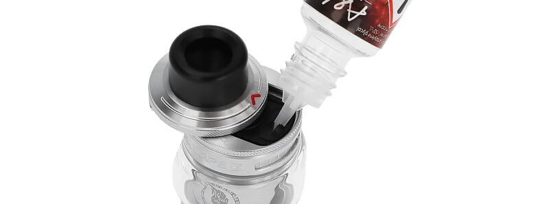 Le remplissage du clearomiseur Z Sub-Ohm 5 de chez Geekvape