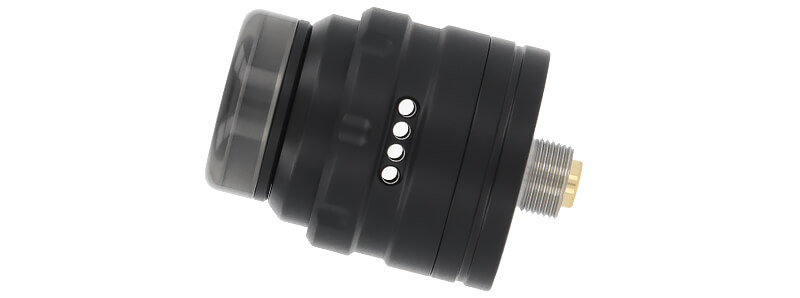 Zoom sur le dripper San Mini RDA de San Indonesia x Gerobak Vapor