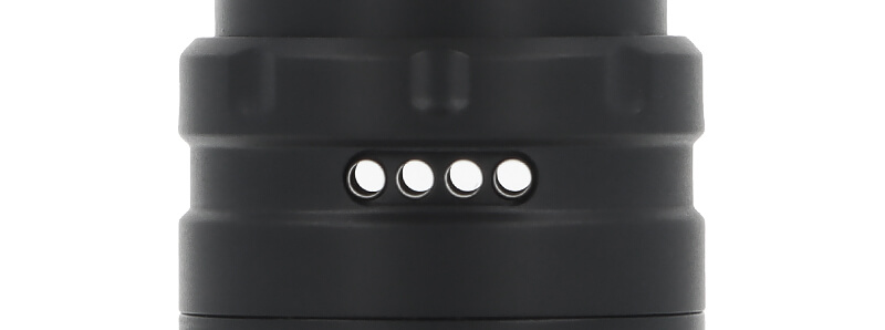 L'airflow du dripper San Mini RDA de chez San Indonesia x Gerobak Vapor