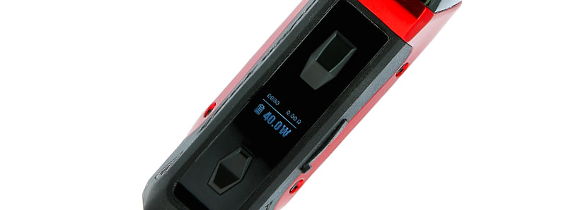 L'écran du Pod Aegis Boost par Geek Vape