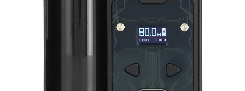 L'écran 0.42'' du kit Centaurus B80 AIO Boro de Lost Vape
