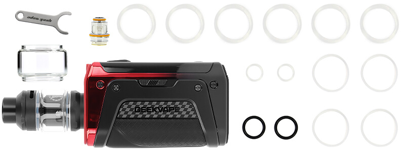 Box contents of GeekVape's Aegis Legend 5 kit