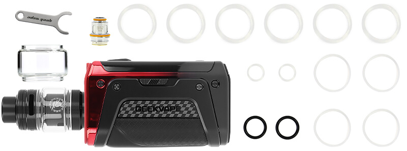 Le contenu de la boîte du kit Aegis Legend 5 Z Sub-Ohm 5 par Geekvape