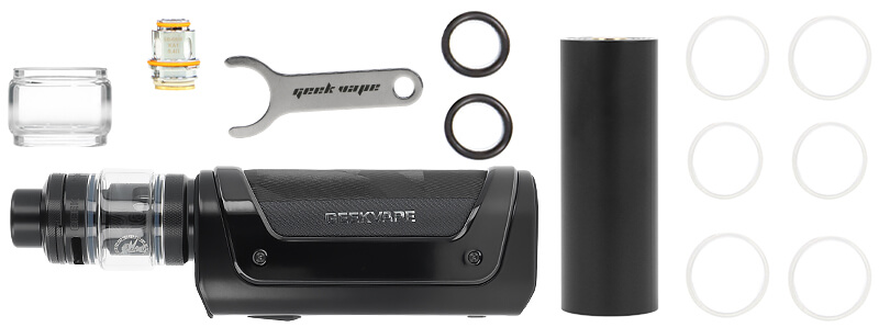 Le contenu de la boîte du kit Aegis Solo 5 de Geekvape