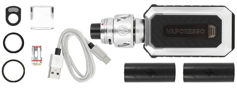 Le contenu de la boîte du Kit Armour Max par Vaporesso