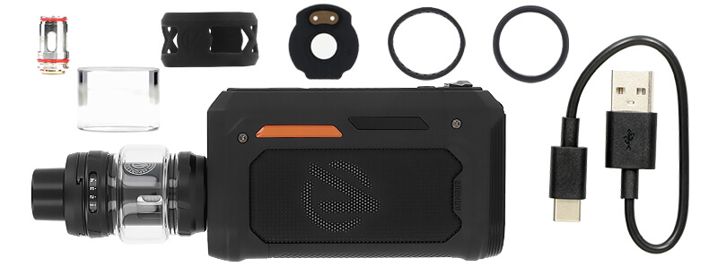 Le contenu de la boîte du kit Armour Octa de chez Vaporesso